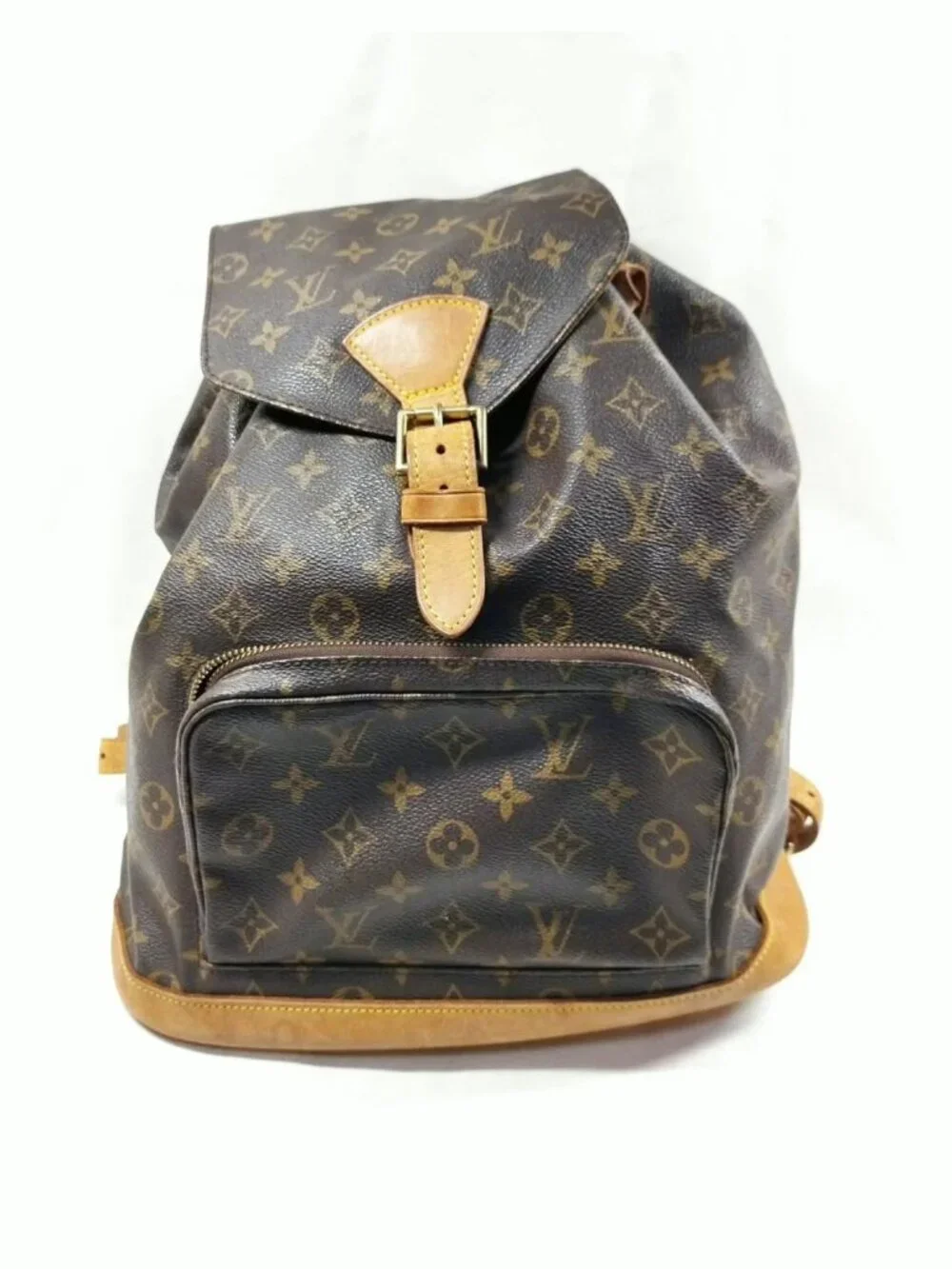 Authentic Louis Vuitton Montsouris GM Backpack Monogram Canvas LV Bag - Picture 2 of 9